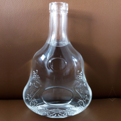 Super Flint 500ml 700ml 750ml Brandy Liquor Bottiglie di vino in vetro con e Fashion Design