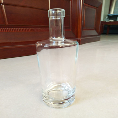 500 ml di vetro trasparente di lusso unico liquore vino whisky vodka tequila bottiglia