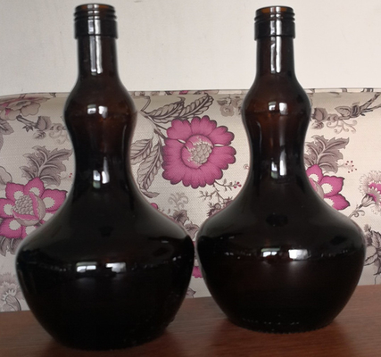 Bottina di vetro da 750 ml per vodka, whisky e brandy