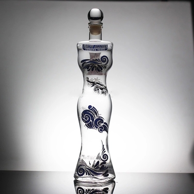 Whisky Custom Design Bottiglia di vetro 750ml Bottiglia di vodka con spedizione espressa