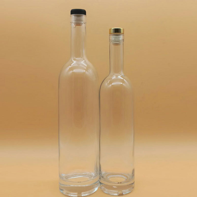 250 ml Super Flint Glass Gun Shape Rum Brandy Bottiglia di vetro per bevande alcoliche
