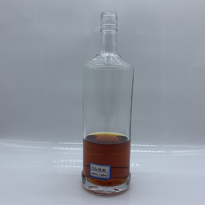 Bevande industriali bottiglia di vetro da 1 litro con tappo di whisky