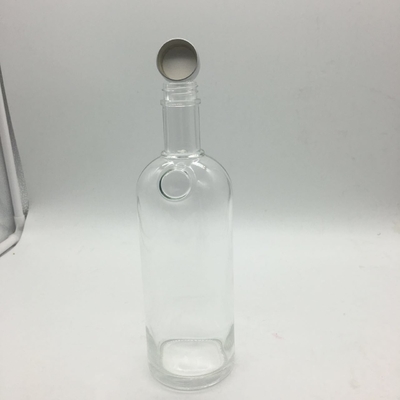 Bottiglie di liquore di vetro trasparenti da 750 ml per vodka whisky alcolici alcol