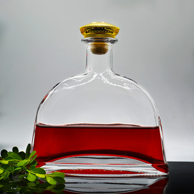 OEM/ODM accettabile bottiglia di vetro da 1 litro per liquori whisky gin tequila da professionista