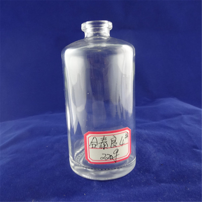 Campione gratuito 500 ml 750 ml Bottiglia di liquore rotonda in vetro con sigillo a sughero