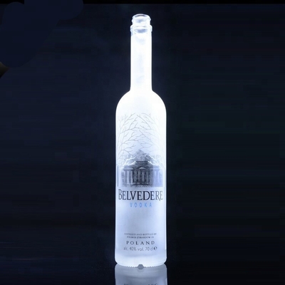 Super Flint Glass Collar 750ml Bottiglie di vodka con tipo di tenuta a vite in promozione