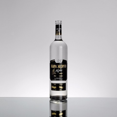 Decal Surface consegna bottiglia di vetro trasparente per la vodka russa a prezzi accessibili