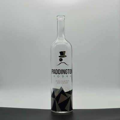 Manipolazione superficiale Decal Cristallo vuoto Beluga Vodka Bottiglie 750ml per l'acquisto in blocco
