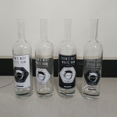 Manipolazione superficiale Decal Cristallo vuoto Beluga Vodka Bottiglie 750ml per l'acquisto in blocco