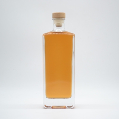 500ml 700ml 750ml 1L bottiglia di liquore in vetro a forma quadrata unica per succo di frutta
