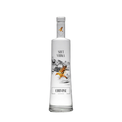 Bottone di vetro da 750 ml per vino, succo di frutta, whisky, rum, vodka