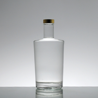 Bottiglia in vetro di liquore a sfera 750 ml con sughero 1 litro