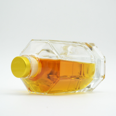 Tipo di tenuta del sughero Vetro trasparente Vino liquoroso Whisky Vodka Tequila Bottiglia 200ml 375ml 500ml 750ml 1000ml