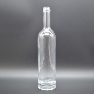 Bottiglia di vetro quadrata da 200 ml per la vendita di liquori