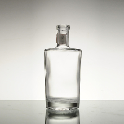 Materiale di vetro di alto filtro Bottiglia di vetro 750 ml Bottiglie di olio d'oliva chiare Tipo di tenuta del sughero