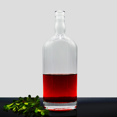 200 ml 375 ml 500 ml 700 ml bottiglie di vetro a sughero/viti per rum al brandy