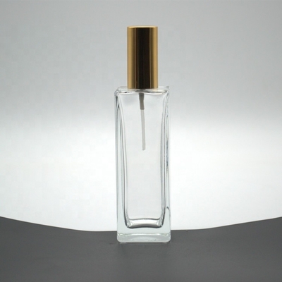 30 ml 50 ml 100 ml Spray Cristallo vuoto di vetro Bottiglie di profumo di lusso Logo Decal o stampa