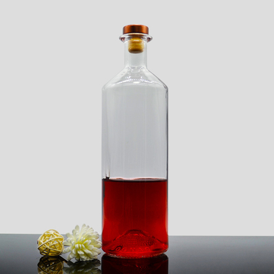 750 ml 700 ml bottiglia di whisky e vodka in vetro personalizzato con TUV Standard e Hot Stamping