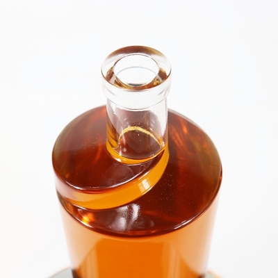Manipolazione superficiale Decal 750 ml Bottiglia di vetro liquore per la rotazione della spalla a forma personalizzata