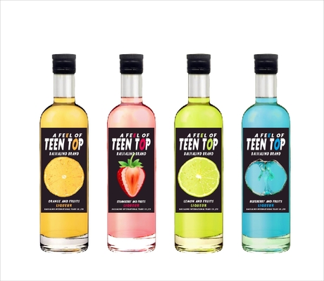 Collare di vetro Super Flint Whiskey Tequila Vodka Bourbon Bottiglia 375ml 500ml 700ml 750ml
