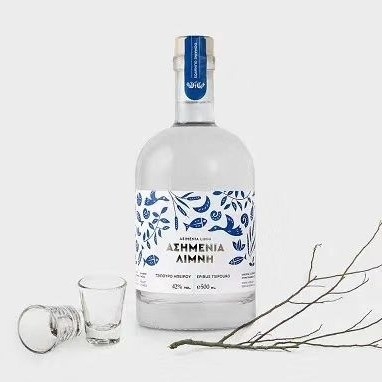 Bottiglia di vetro da 750 ml per alcolici Gin vuoto Rum riciclato Whisky Vodka OEM/ODM Accettabile
