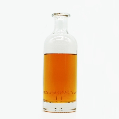 Bottiglia di vetro da 750 ml per alcolici Gin vuoto Rum riciclato Whisky Vodka OEM/ODM Accettabile