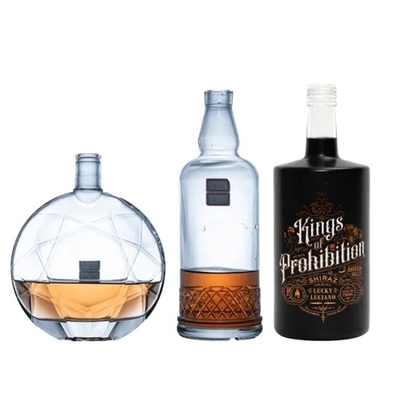 Bottone di liquore/alcolici/XO/brandy in vetro ad alta capacità con tappo in vetro Super Flint
