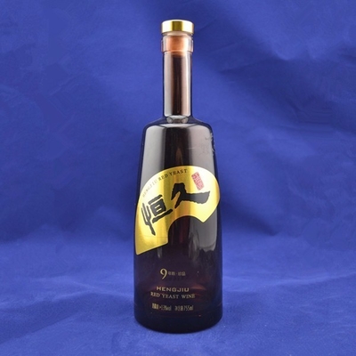 Gravatura/Frost/Decal/Spray bottiglia di vetro 750 ml/1000 ml per vodka whisky brandy rum gin