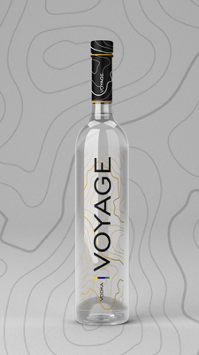 500ml 750ml 1000ml Super Flint Glass Bottle per Vodka Industriale Whisky Rum Gin Liquor