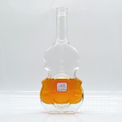500ml 750ml Super Flint Glass White Spirits Liquor Bottle Perfetto per Vodka Brandy Rum