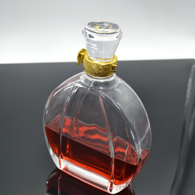 500ml 750ml Super Flint Glass White Spirits Liquor Bottle Perfetto per Vodka Brandy Rum