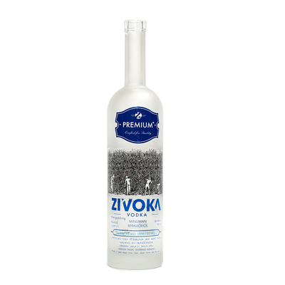 Bottiglie di vetro Super Flint per vodka whisky liquore in 500ml 700ml 75cl materiale ghiacciato