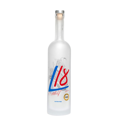 Bottiglie di vetro Super Flint per vodka whisky liquore in 500ml 700ml 75cl materiale ghiacciato