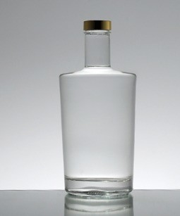 Decal Logo personalizzato 350ml 500ml 700ml 750ml 1000ml bottiglia di vetro per rum vodka whisky gin