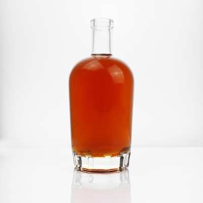 Decal Logo personalizzato 350ml 500ml 700ml 750ml 1000ml bottiglia di vetro per rum vodka whisky gin