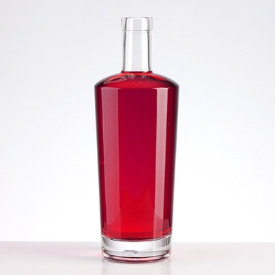 Decal Logo personalizzato 350ml 500ml 700ml 750ml 1000ml bottiglia di vetro per rum vodka whisky gin