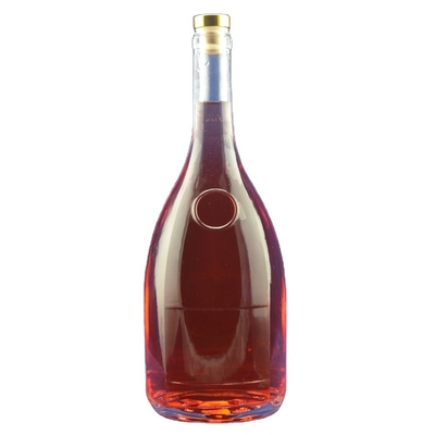 TUV Standard Glass Wine Bottle Whiskey Glass Packaging Gravure Superficie personalizzata