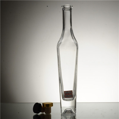 350 ml 550 ml 750 ml Bottiglia di vetro vuota per vodka whisky vino rosso Decal superficie manipolazione
