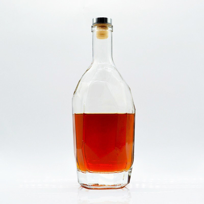 375ml 500ml 700ml 750ml Bottiglia di vodka decorativa personalizzata con tappi di sughero da OEM/ODM