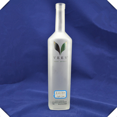 Manipolazione superficiale a caldo Super Flint Gin Top Grade Vodka 750ml Bottiglia di vetro quadrato FOB