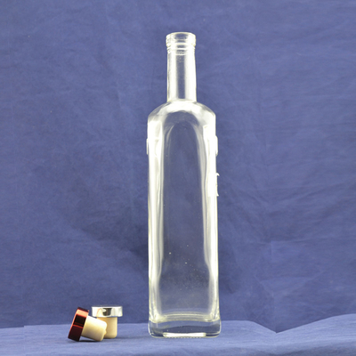Manipolazione superficiale a caldo Super Flint Gin Top Grade Vodka 750ml Bottiglia di vetro quadrato FOB