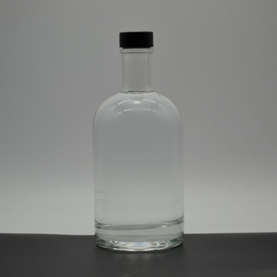 375 ml 200 ml 100 ml Bottiglia di vetro Gin Whisky Wine Vodka Spirits Bottiglia di vetro con sughero