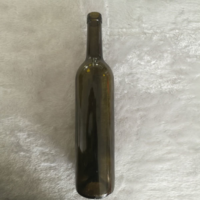 Materiale di vetro in colore grezzo bottiglia di vino antica gelo profondo processo e TT termine di pagamento