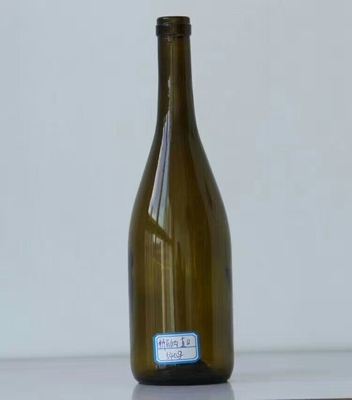 Materiale di vetro in colore grezzo bottiglia di vino antica gelo profondo processo e TT termine di pagamento