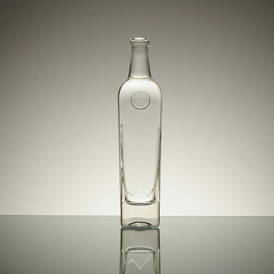 Manipolazione della superficie del ghiaccio Bottiglia di vetro quadrata francese con 700 ml 500 ml / 250 ml Capacità
