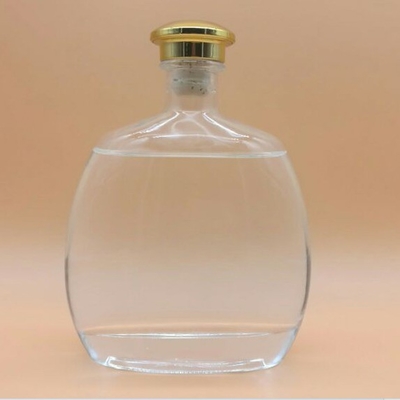 750 ml di bottiglie di liquore Super Flint vuote e chiare con peso/altezza personalizzato