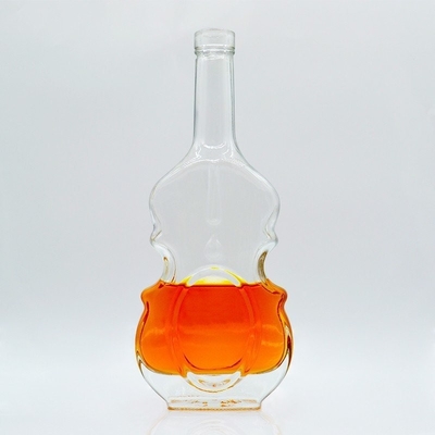 Disegno su misura quadrato in forma di animale 500 ml 750 ml bottiglia di vetro per brandy whisky vodka