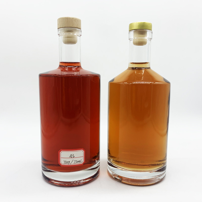 Disegno personalizzato Bottiglia di whisky da 75 cl 0.75l Extra Flint Cork Vodka con campione gratuito
