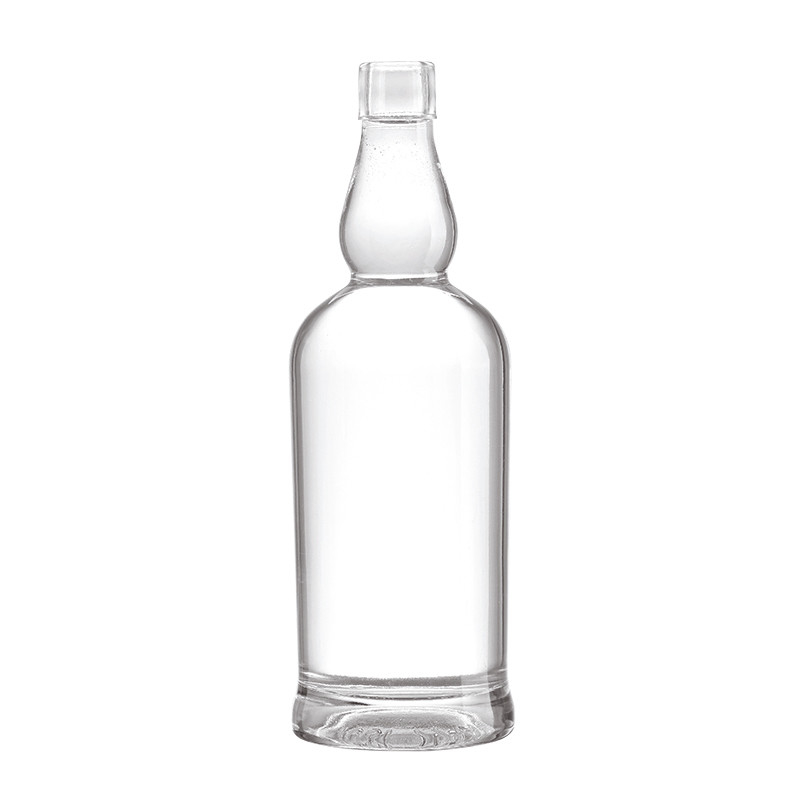 Materiale in vetro Super Flint Bottiglie di liquore quadrate scure per OEM/ODM 200ml 500ml 750ml 1L