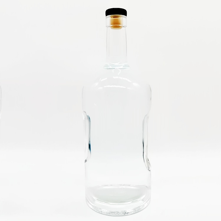 Bottiglia vuota in vetro Super Flint personalizzata per 1750 ml di whisky spirit in California